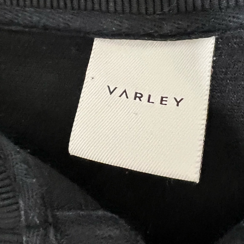 Varley Gabriel Full Zip Jacket Ottoman Black Size Large - Picture 8 of 14